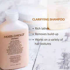 Mixed Chicks Hair Silk bottle adds shine and flyaway control