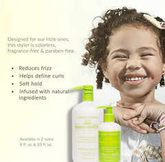 Mixed Chicks Kids Leave-In Conditioner soft hold supports touchable, defined curls.