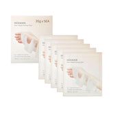 Mixsoon Bean Collagen Hydrogel Mask being applied for deep hydration boost