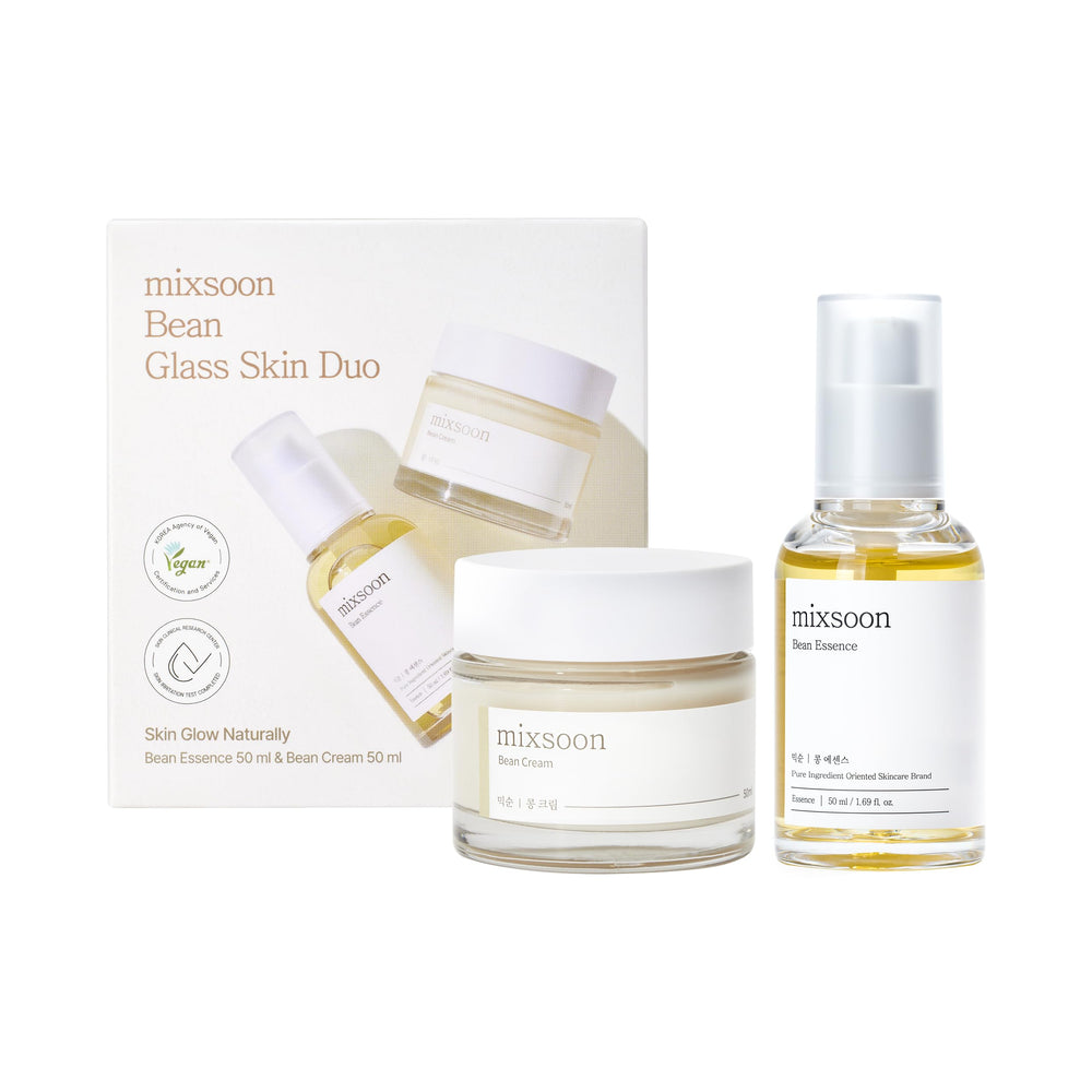 Mixsoon Bean Essence bottle closeup for hydrating glow