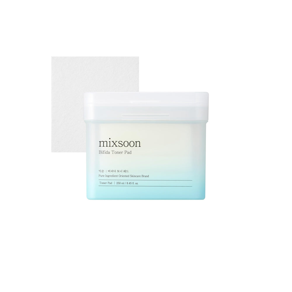 mixsoon bifida toner pad packaging showing value pack of 120 sheets for extended skincare use
