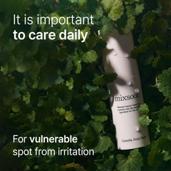 Mixsoon Centella Stick Balm being applied to skin for soothing relief