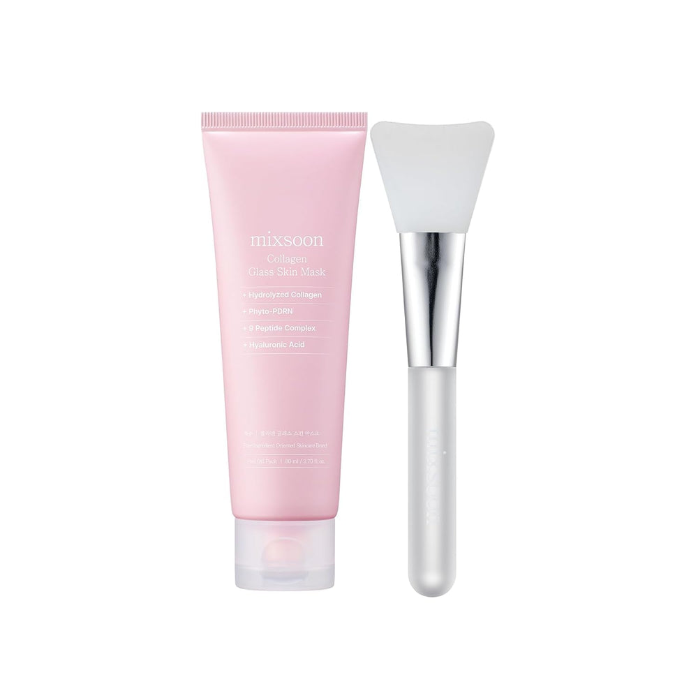 Mixsoon Collagen Glass Skin Mask packaging for premium at-home spa experience