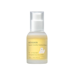 Mixsoon Soondy Centella bottle closeup showing soothing hydration for sensitive skin
