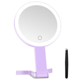MIYADIVA lighted mirror 30x magnification for precise eyelash work.