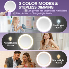 MIYADIVA dual-view mirrors for everyday tasks and detail work.