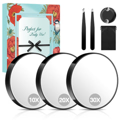 MIYADIVA magnifying mirror 10x for daily skincare and makeup