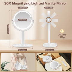 MIYADIVA 30x magnification side for precise grooming detail