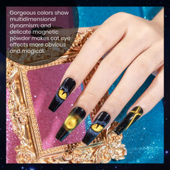 MIZHSE color swatches collection displaying seven hues for versatile nail art looks.