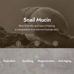 MIZON Snail Repairing Foam Cleanser cream-to-foam transformation during application.