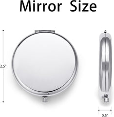 MLLXX compact mirror 1x side provides a natural view for overall grooming.