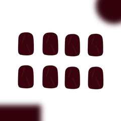 MMNHJHUT short square nails worn on finger for at-home wear