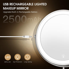 MNIENT 3-color dimmable light creates natural daylight for accurate skin tone.