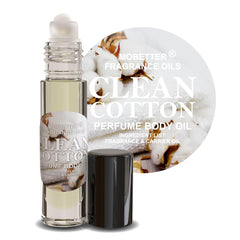 MOBETTER Clean Cotton roll-on for on-the-go fragrance and quick touch-ups.