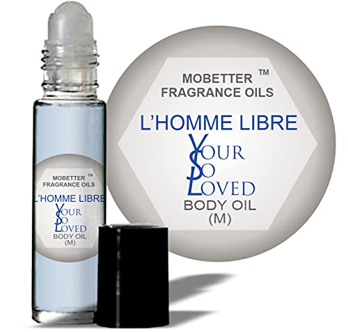 MOBETTER Fragrance Oils L'Homme Libre bottle front showing compact design for everyday scent