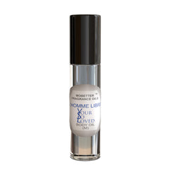 Close-up of alcohol-free MOBETTER L'Homme Libre fragrance oil for sensitive skin