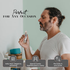 L'Homme Libre roll-on application by MOBETTER Fragrance Oils for on-the-go fragrance