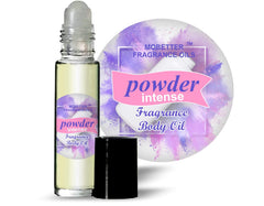 MOBETTER FRAGRANCE OILS powder-intense bottle pour highlights long-lasting scent