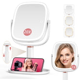 Mocado makeup mirror with lights front view for clear daytime makeup routine