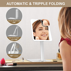 Mocado Travel Makeup Mirror offers 3-color lighting to match ambient conditions