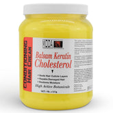 MODA Cholesterol Cream bottle pour demonstrates easy application for damaged, dry hair