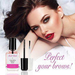 Model in a Bottle Eyebrow Sealer easy-application for quick brow setting.