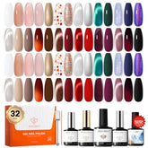 Modelones 32-piece gel kit ready for versatile at-home manicures.