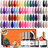Modelones 40-pcs gel set collection provides vibrant colors for at-home manicures.