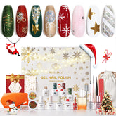 modelones advent calendar box, festive packaging for gifting and at-home manicures.
