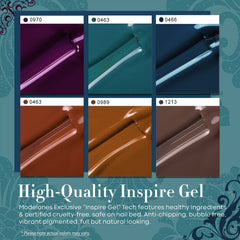 Modelones bottle closeup highly pigmented polish for smooth vivid manicure.