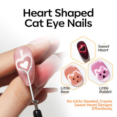 Modelones cat eye magnet round head delivers smooth gradient cat eye effects