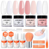 Modelones dip powder kit pink color swatch for chic at-home manicure