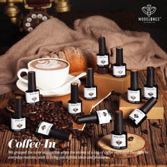 Modelones fall winter brown series bottles ready for chic nails