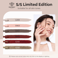 Modelones fall winter nude-brown nails showcase cozy seasonal manicure ideas.