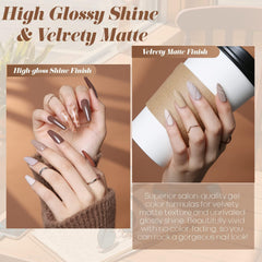Modelones LED compatible polish displayed for at home salon looks