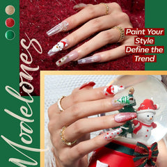 Modelones long coffin nail tips 500pcs ready for seamless extensions with natural look.