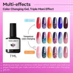 Modelones mood-change polish reveals temperature-responsive color shifts.