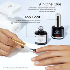 Modelones no wipe top coat for long lasting gloss and shine