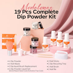Modelones nude dip powder for natural, subtle nails