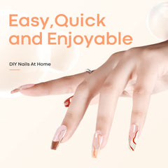 MODELONES Poly Nail Gel Extension Square Nails for customizable square extensions.