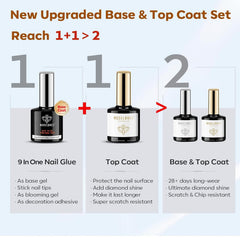Modelones precision brush nail glue application for quick dry adhesion