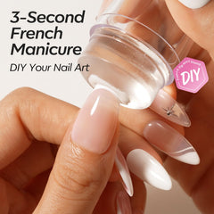 Modelones UV-LED cure-friendly gel polish in action for quick set.