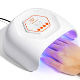 Modelones UV LED Nail Lamp front view with compact silhouette for easy storage