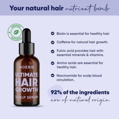 Moerie serum dropper for precise scalp application