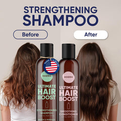Moerie volumizing conditioner bottle for smoother, thicker-looking hair