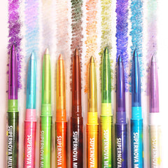 Moira Supernova Gel Liner application close-up demonstrates precise line definition