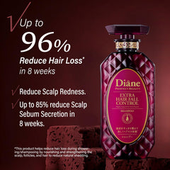 Moist Diane shampoo application lather demonstrates application