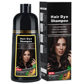 MOISTAR dark brown dye shampoo packaging shows ammonia-free 3-in-1 formula