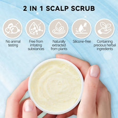 Mokasakiso Scalp Scrub foam lather reveals luxurious cleansing experience