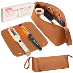 MOKURA hot hair tools travel bag with magnetic detachable feature for quick on-the-go organization.